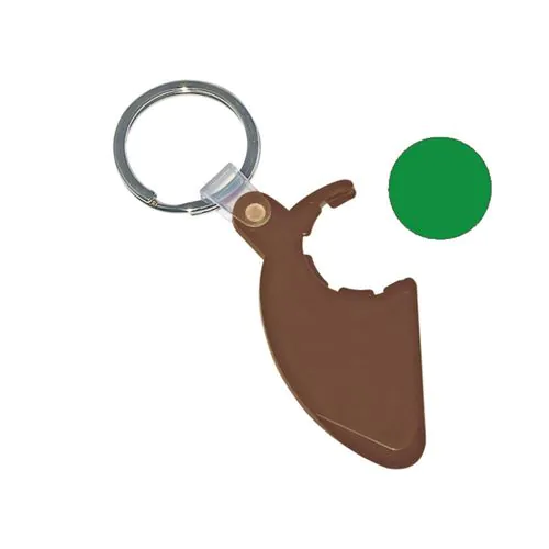 sleutelhanger met winkelmuntje sleutelhanger met winkelmuntje