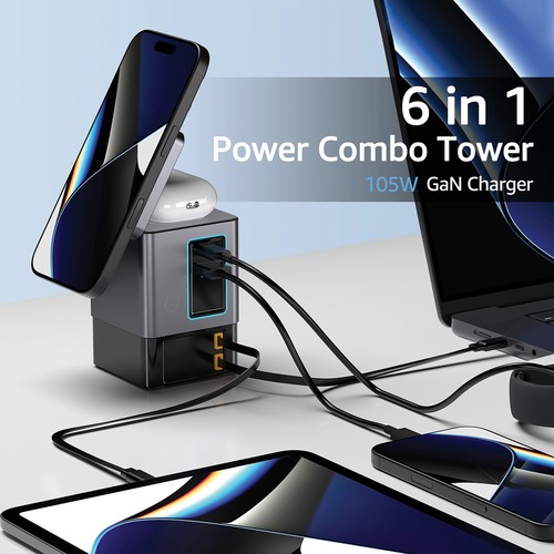 Chargeur 105W avec câbles Urban Vitamin Sacramento Chargeur 105W avec câbles Urban Vitamin Sacramento
