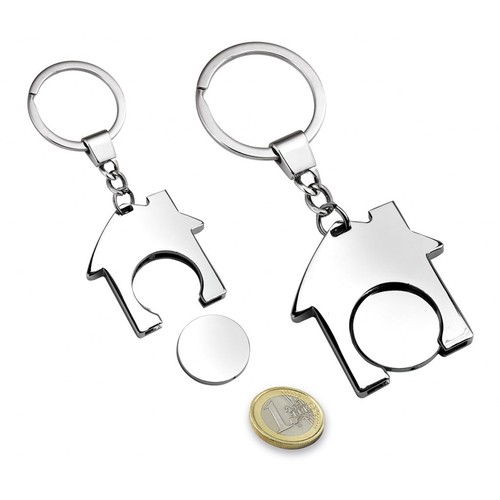 sleutelhanger met winkelmuntje sleutelhanger met winkelmuntje
