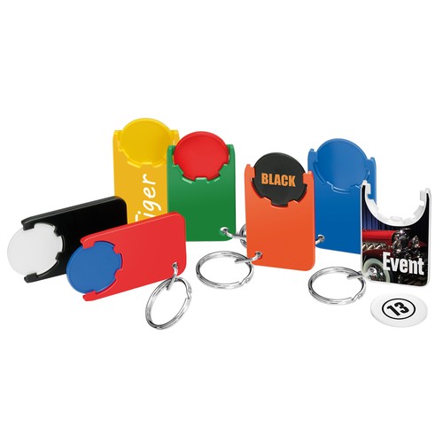 Chip holder with 1€ chip "Beta" Chip holder with 1€ chip "Beta"