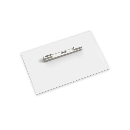 Badge Megan, Rectangular, 74 x 30 mm, Needle, Print in full color