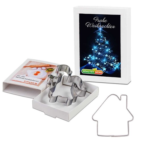 Baking-shape in slide-box - house Baking-shape in slide-box - house