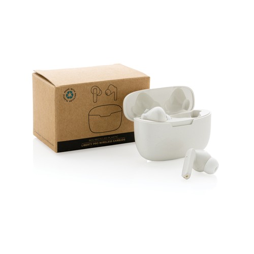 Écouteurs sans fil Liberty Pro en plastique recyclé RCS Écouteurs sans fil Liberty Pro en plastique recyclé RCS