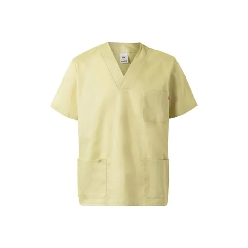 VL ILLAPA. Tunique en sergé (190g/m²) à manches courtes, en polyester (65%) et coton (35%)