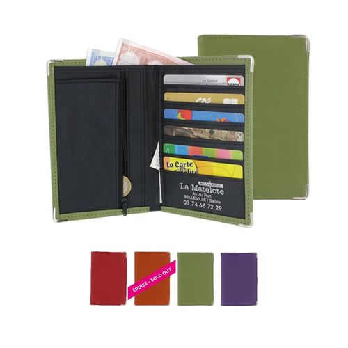 PORTE FEUILLE - PVC LYCHEE PORTE FEUILLE - PVC LYCHEE