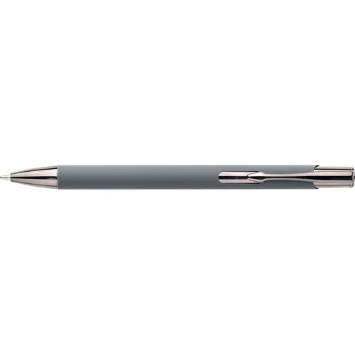 Stylo à bille toucher gomme en aluminium recyclé Anisa