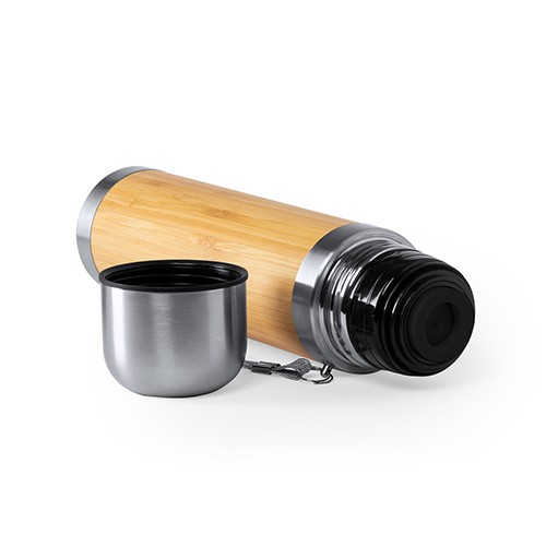 Bamboo and steel thermos flask Atella Bamboo and steel thermos flask Atella