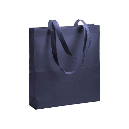 80 g/ m2 R-pet heat-sealed shopping bag with gusset