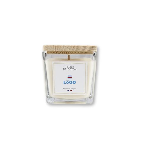 Bougie végétale GRASSE Carré 190g - France Baies givrées