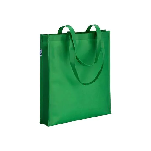80 g/m2 R-pet shopping bag , with 65 cm long handles and gusset 80 g/m2 R-pet shopping bag , with 65 cm long handles and gusset