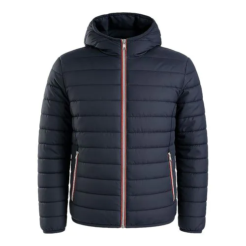 Veste rembourrée en polyester 50D, avec capuche. Tailles S/M/L/XL/XXL Veste rembourrée en polyester 50D, avec capuche. Tailles S/M/L/XL/XXL