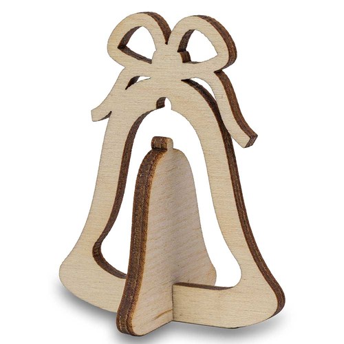 wooden-figure card - bell