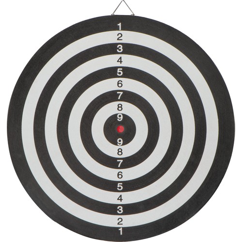 Dartboard with arrows