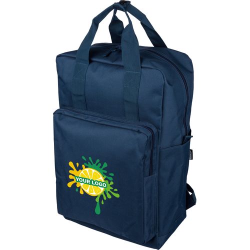Mochila de poliéster reciclado para pc Amalia