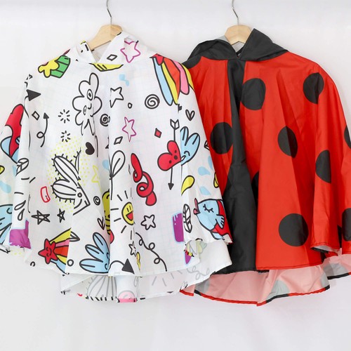 PONCHO IMPERMÉABLE PERSONNALISABLE ENFANT