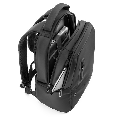 BOSTON SOLID. 17" laptop rucksack made from 150D nylon with 2 padded compartments BOSTON SOLID. 17" laptop rucksack made from 150D nylon with 2 padded compartments