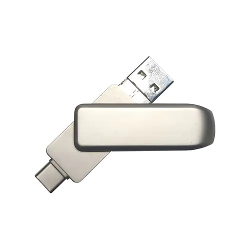 Chiavetta USB 4in1 OTG 02 USB 2.0 Flash Disk 8 GB Argento