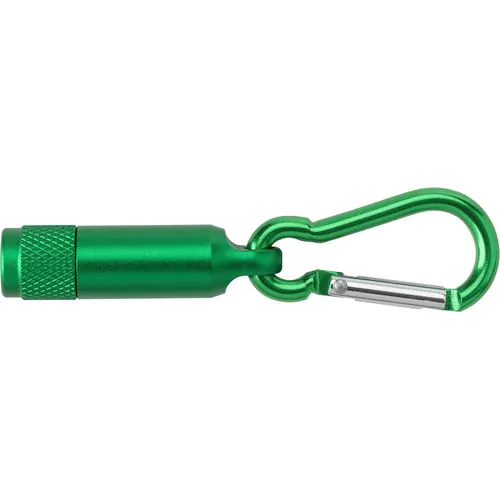 Aluminium mini torch with carabiner Tracy Aluminium mini torch with carabiner Tracy