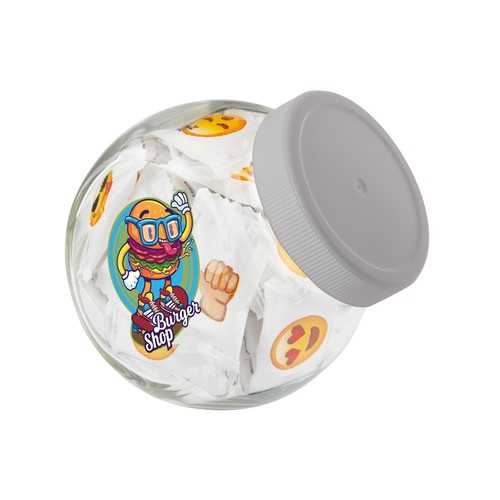 Small glass jar 0,4 liter