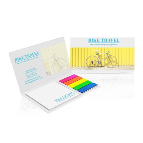 Sticky notes set in softcover Sticky notes set in softcover