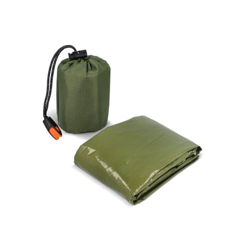 Poncho thermique 2-en-1 pour la survie en plein air Poncho thermique 2-en-1 pour la survie en plein air