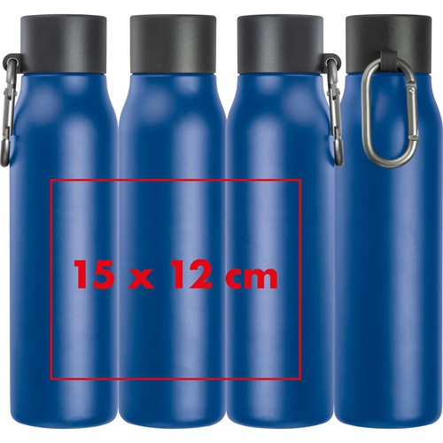 Drinking bottle with carabiner, 600ml