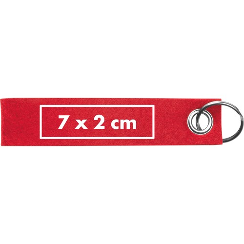 Porte-clés en feutrine REPT