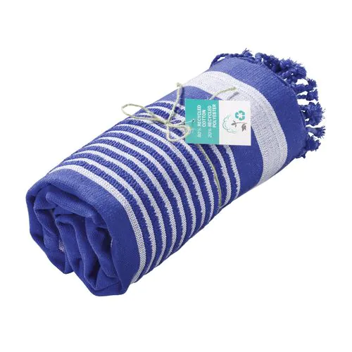 350 g/m2 recycled cotton beach towel/pareo