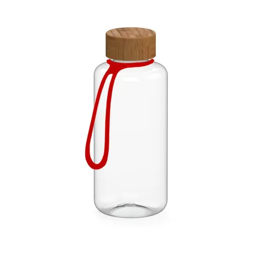 Gourde "Natural" transparente incl. attache, 1,0 l