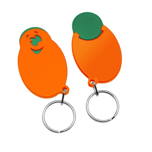 Chip holder with 1€ chip "face" Chip holder with 1€ chip "face"