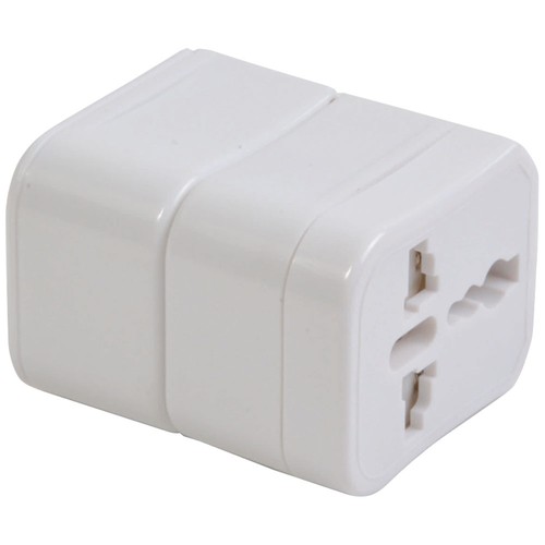 Adaptateur prise universelle avec poche en plastique. Input et Output : 100-125V 6A ou 110 Adaptateur prise universelle avec poche en plastique. Input et Output : 100-125V 6A ou 110