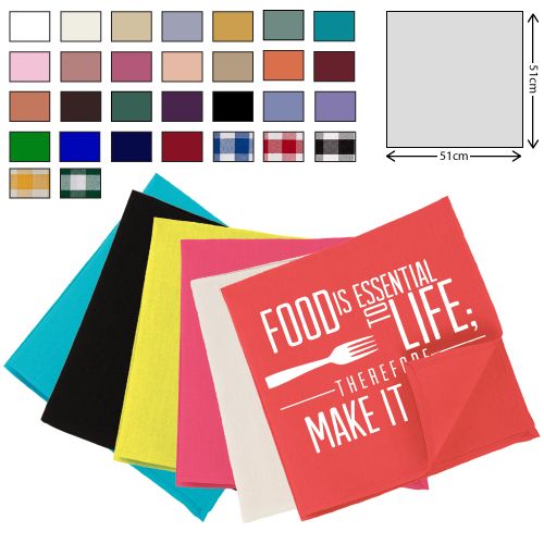 Premium Woven Napkin (51x51cm) Premium Woven Napkin (51x51cm)