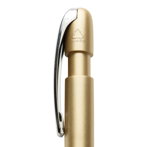 Stylo à clip métallique en ABS recyclé GRS Glide Stylo à clip métallique en ABS recyclé GRS Glide