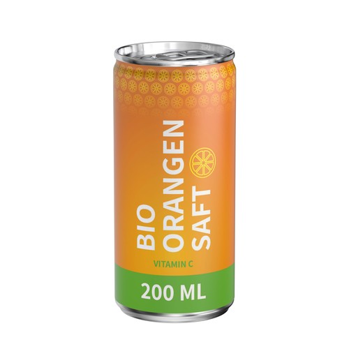 Bio Jus d'Orange , 200 ml, Fullbody (matt)