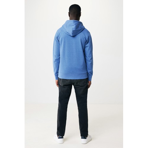 Sweat à capuche avec zip en coton recyclé IQONIQ Abisko