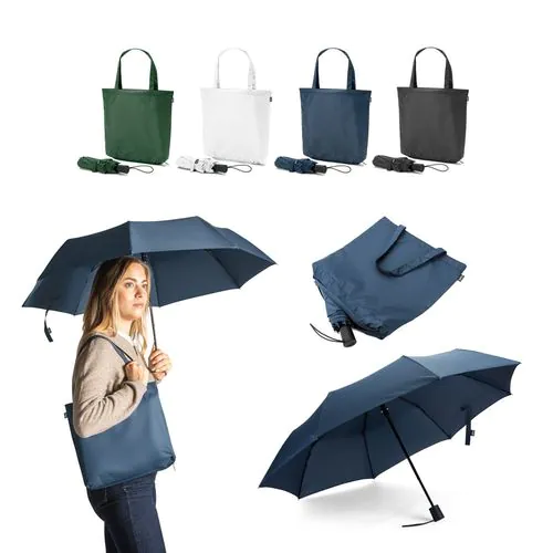 SKYLAR. 2-in-1 umbrella with recycled polyester shopping bag included SKYLAR. 2-in-1 umbrella with recycled polyester shopping bag included