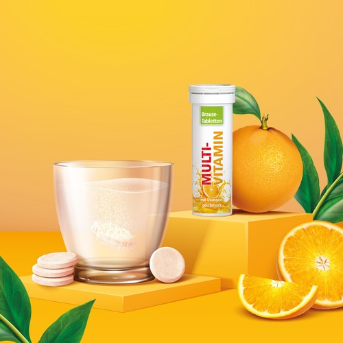 10 comprimés effervescents - Multivitamin - Body label