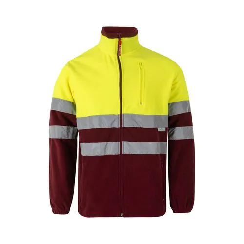 VL EROS. Two-tone fleece jacket (280g/m²), in polyester (100%) VL EROS. Two-tone fleece jacket (280g/m²), in polyester (100%)