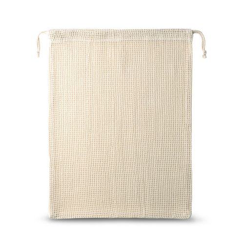 NAPOLI. Sac 100% coton (120g/m²) avec maille 100% coton sur le devant (100g/m²)