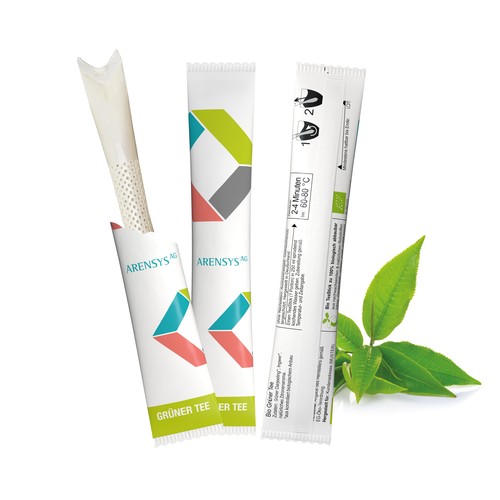 Organic TeaStick - Green Tea Ginger-Lemon - Individ. Design