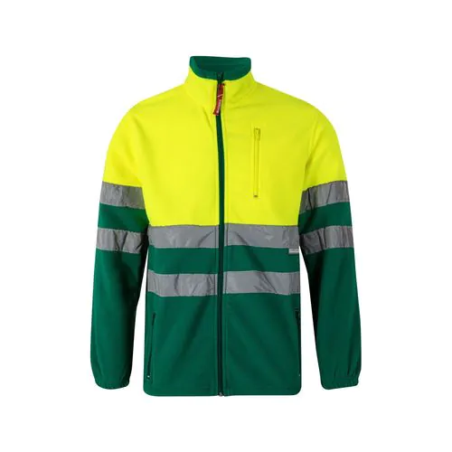 VL EROS. Tweekleurig fleecejack (280g/m²) van polyester (100%)