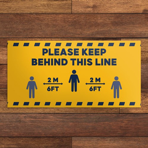 CUSTOMIZABLE FLOOR STICKER 60X30CM