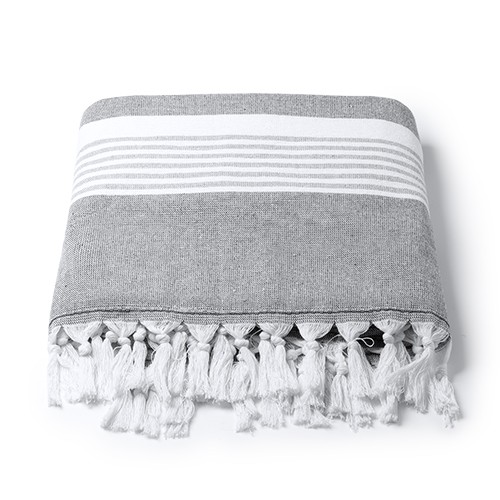 Cotton terry pareo towel with decorative knotted Otília Cotton terry pareo towel with decorative knotted Otília