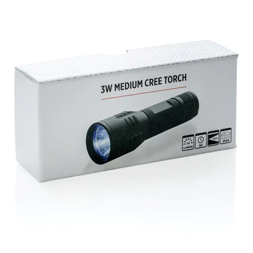 3W CREE zaklamp medium 3W CREE zaklamp medium