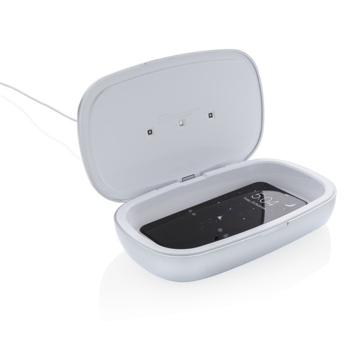 Rena UV-C steriliser box with 5W wireless charger Rena UV-C steriliser box with 5W wireless charger
