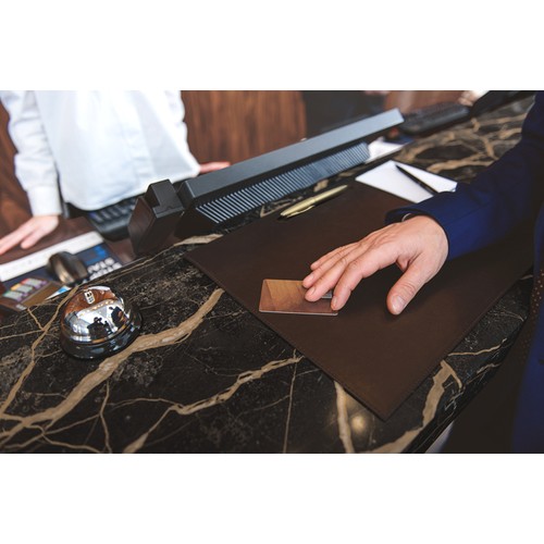 Reception desk blotter