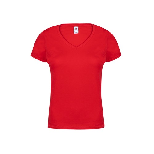Frauen Farbe T-Shirt Iconic V-Neck