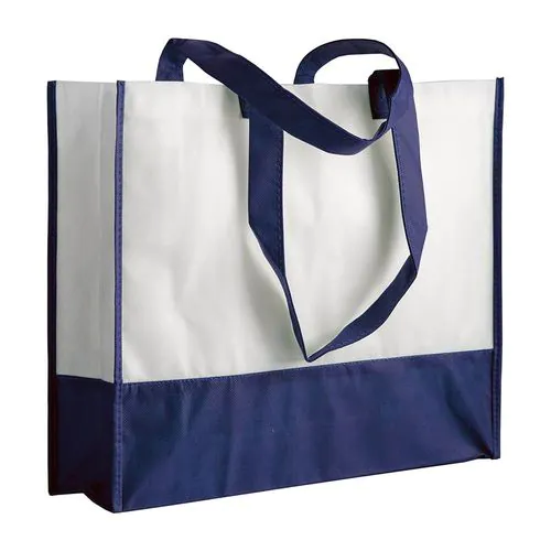 80 g/m2 non-woven fabric shopping bag with gusset and long handles 80 g/m2 non-woven fabric shopping bag with gusset and long handles