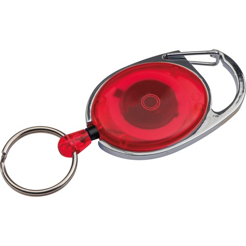 Porte-clés pendentif avec mousqueton et porte-clés coulissant