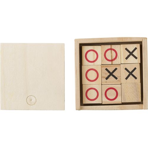 Wooden Tic Tac Toe game Alessio